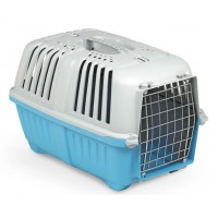 Переноска MPS Pratiko Metal S 48 х 31.5 х 33 см до 12 кг голубая