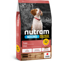 Сухой корм для собак Nutram Sound Balanced Wellness Puppy со вкусом курицы 11.4 кг