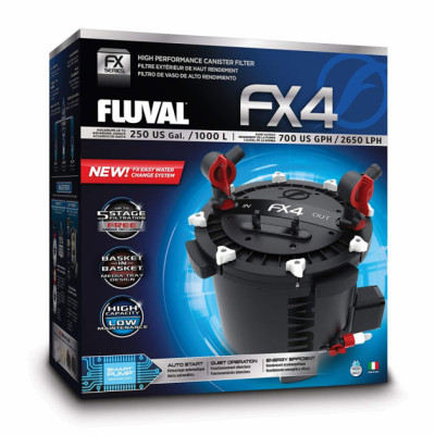 Fluval FX4 - внешний фильтр для аквариумов до 1000 л. Fluval FX4 - внешний фильтр для аквариумов до 1000 л.